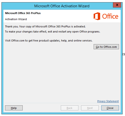 Activate office 365 personal subscription